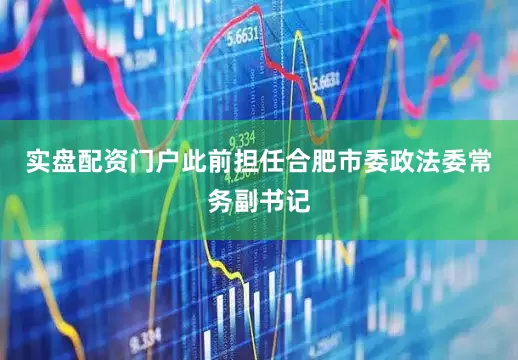 实盘配资门户此前担任合肥市委政法委常务副书记